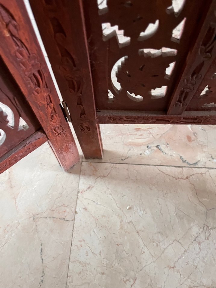 Antika ahşap paravan - Görsel 4