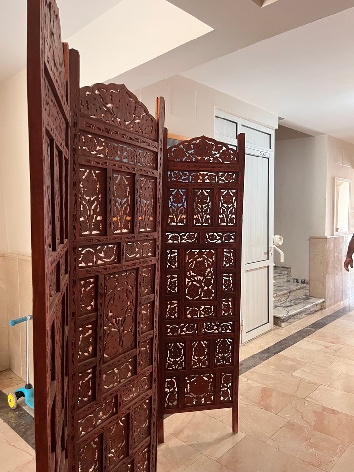 Antika ahşap paravan - Görsel 5