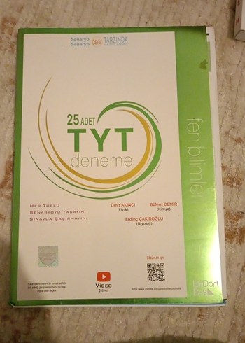 25 Adet TYT Fen Bilimleri Deneme Kitabı