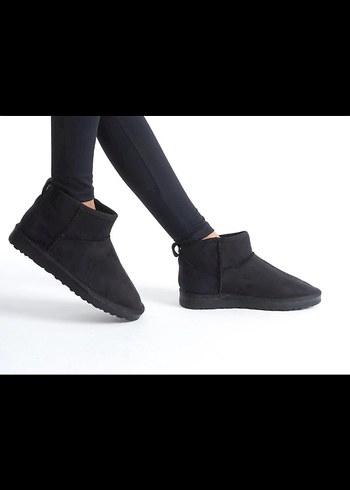 Ugg Siyah Süet Kadın Bot