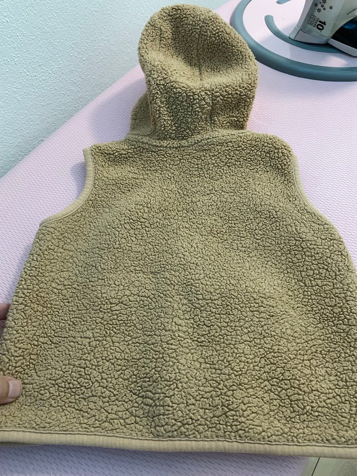 Lcw Çocuk Kahverengi Kapüşonlu Fermuarlı Yelek - Görsel 2