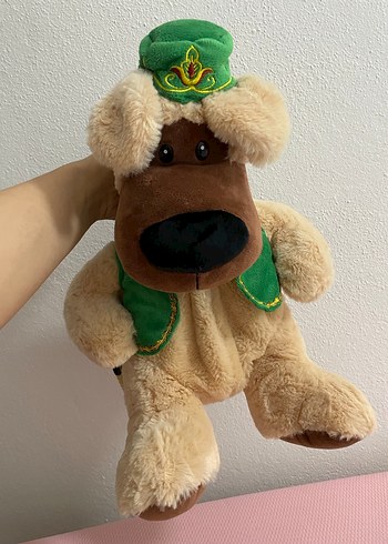Yurt dışı peluş fermuarlı sırt çantası