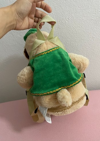 Beden Yurt dışı peluş fermuarlı sırt çantası