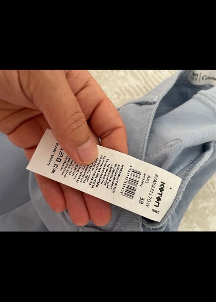 Yeni Koton bebe mavisi pantolon - Görsel 4