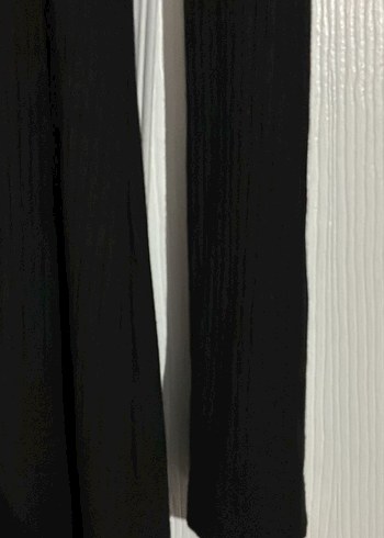 Siyah Uzun Kollu Triko Elbise - Görsel 4