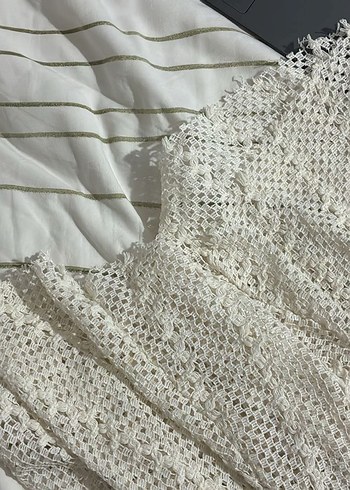 Dantel Detaylı Bohem Midi Etek - Görsel 2