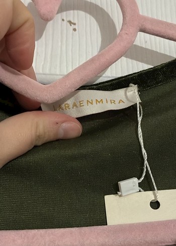 Drapeli V Yakalı Uzun Kollu Kadın Abiye Elbise - Görsel 4