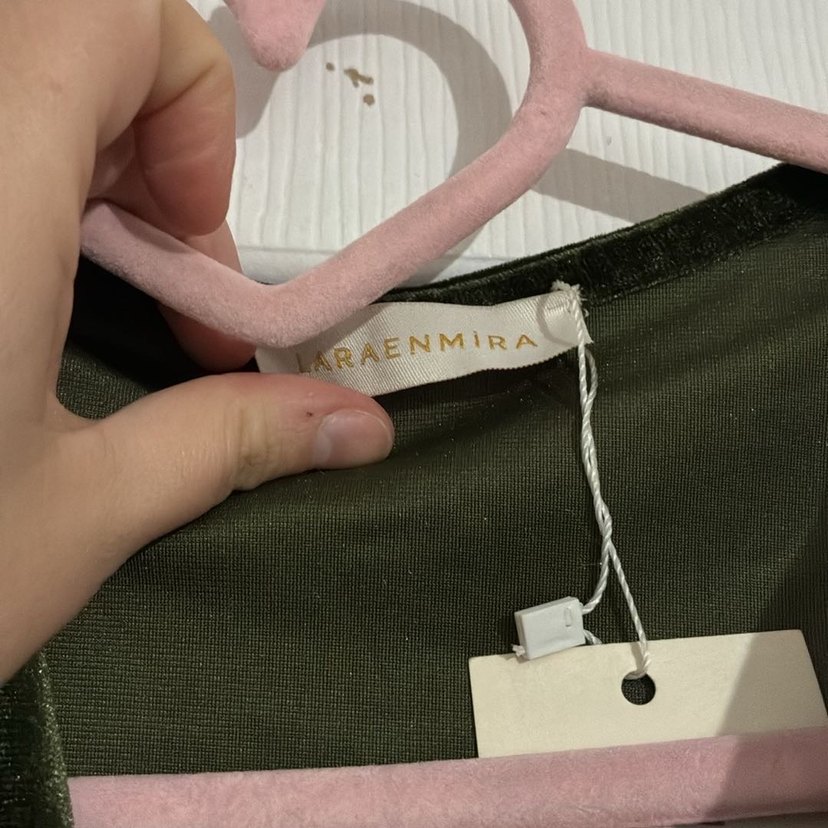 Drapeli V Yakalı Uzun Kollu Kadın Abiye Elbise - Görsel 4