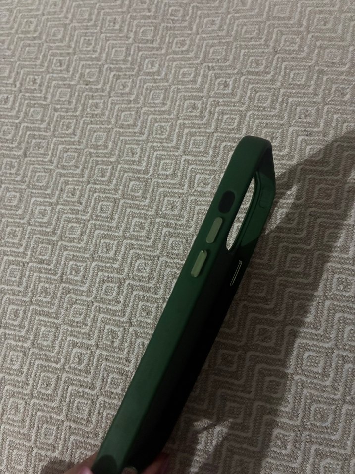 Koyu Yeşil Düz Telefon Kılıfı - Görsel 4