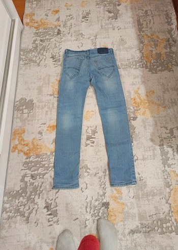 açık mavi Kadın Denim Dar Kesim Pantolon