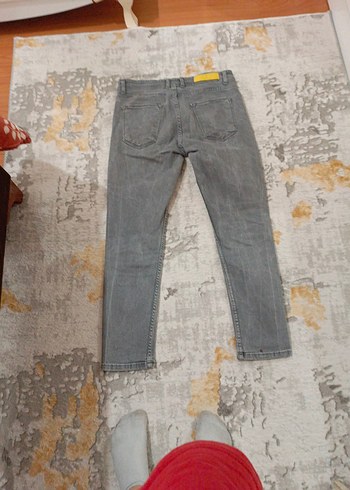 Diğer Gri Regular Fit Erkek Denim Pantolon