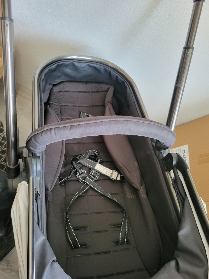 Kraft Minimalist siyahGri Bebek Arabası - Görsel 5