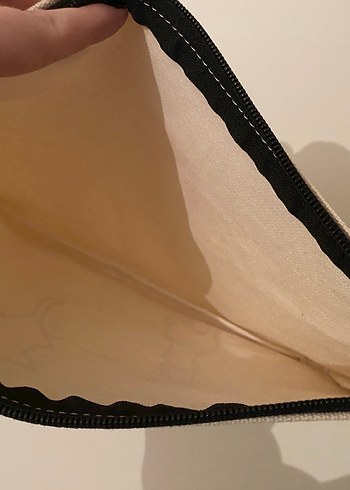 Bej Kadın Fermuarlı Çanta - Görsel 4