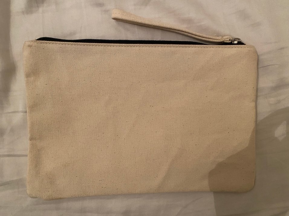 Bej Kadın Fermuarlı Çanta - Görsel 2