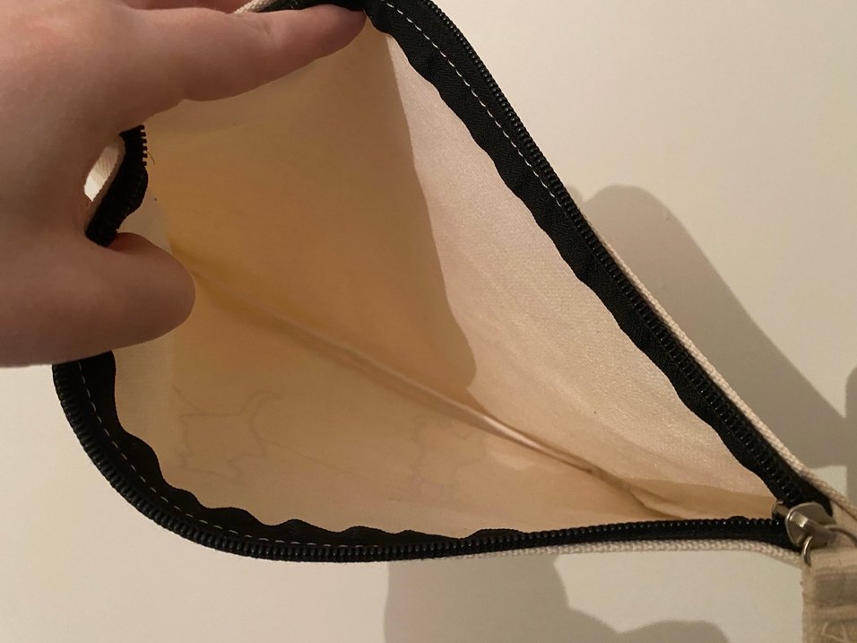 Bej Kadın Fermuarlı Çanta - Görsel 4