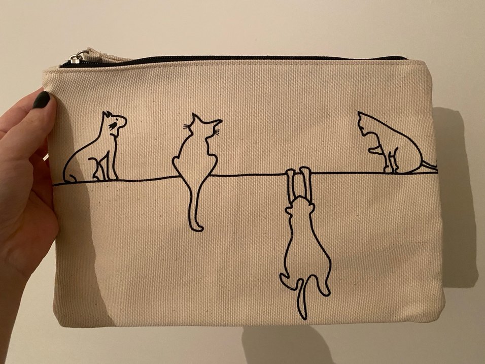 Bej Kadın Fermuarlı Çanta - Görsel 3