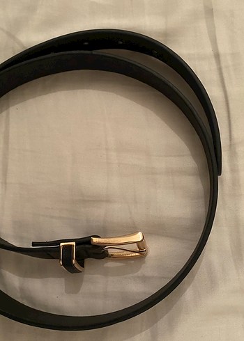 Kadın Deri Kemer Gold Tokalı - Görsel 2