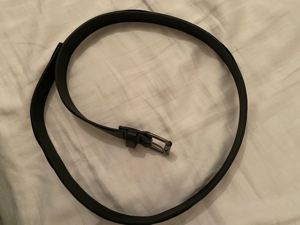 Siyah Deri Tokalı Kadın Kemer - Görsel 2