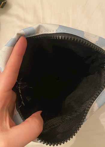 Mavi Bulut Desenli Kadın Çapraz Çanta - Görsel 4