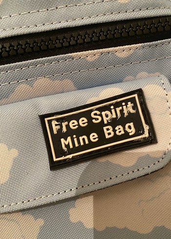 Mavi Bulut Desenli Kadın Çapraz Çanta - Görsel 6