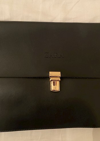 Siyah Deri Kadın Omuz Çantası - Görsel 2