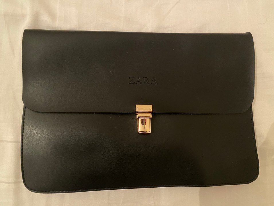 Siyah Deri Kadın Omuz Çantası - Görsel 2