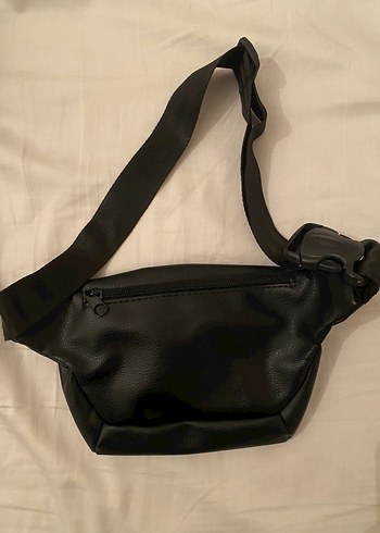 Siyah Deri Nike Bel Çantası - Görsel 3