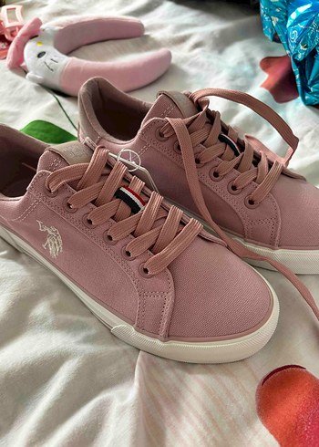 Us Polo Pembe Sneaker - Görsel 2