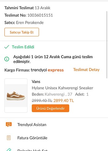 Bej Vans Sneaker - Görsel 5