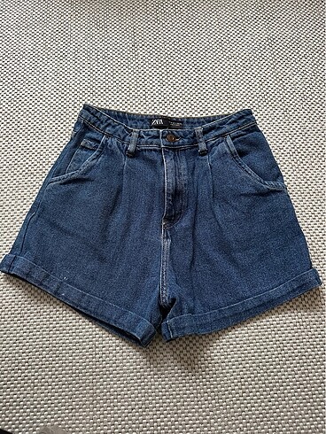 Zara Zara kot şort mini
