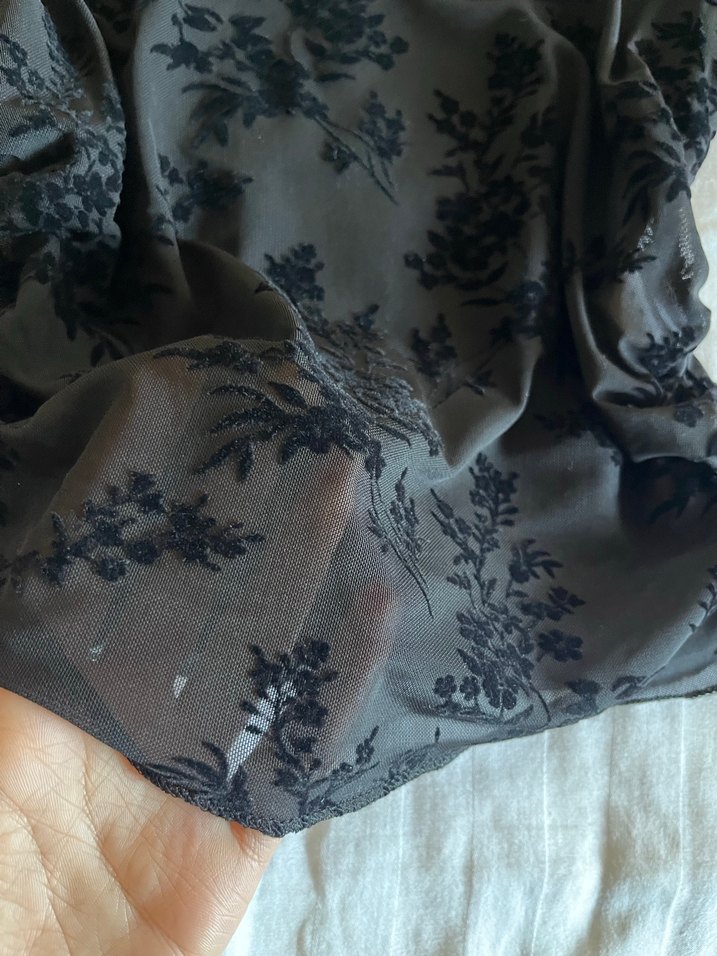 Siyah Gotik Bluz - Görsel 3