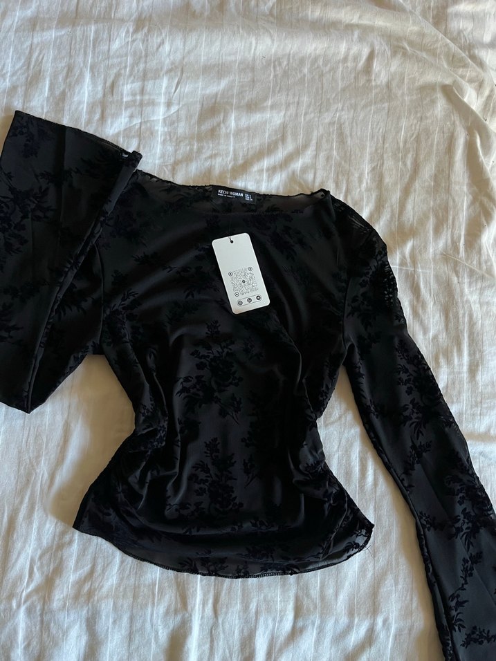 Siyah Gotik Bluz - Görsel 2