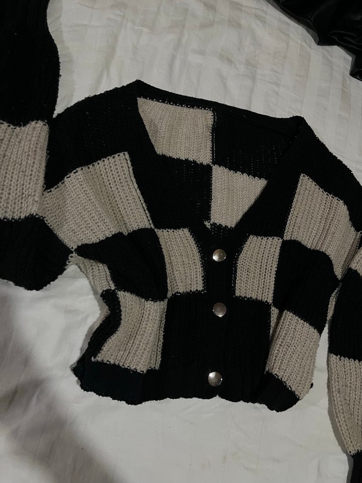 Bej Örme Hırka - Görsel 2