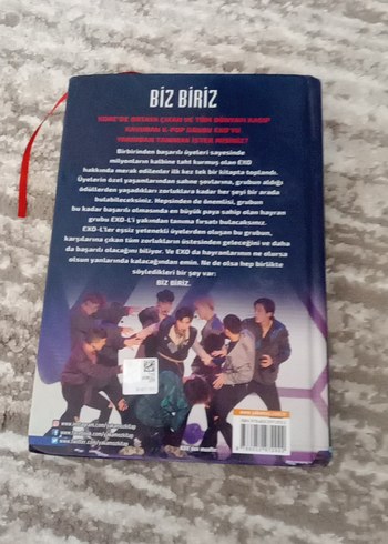  EXO K-Pop'un Süperstarları Biyografi Kitabı