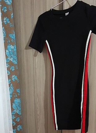 H&M kalem triko elbise