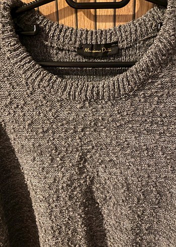 Gri Kadın Örgü Yün Kazak - Görsel 3