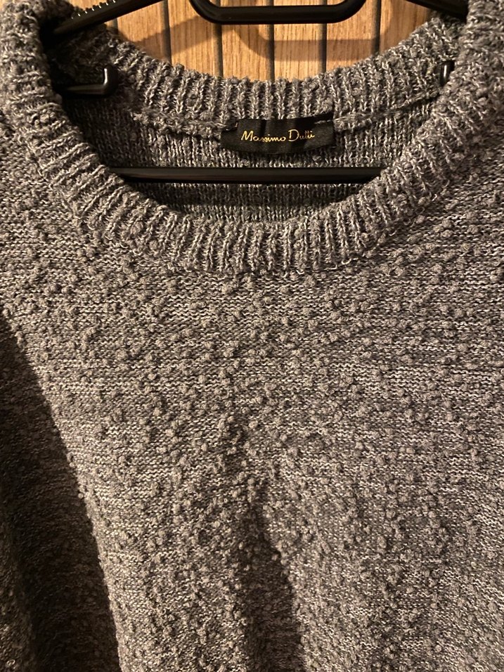 Gri Kadın Örgü Yün Kazak - Görsel 3