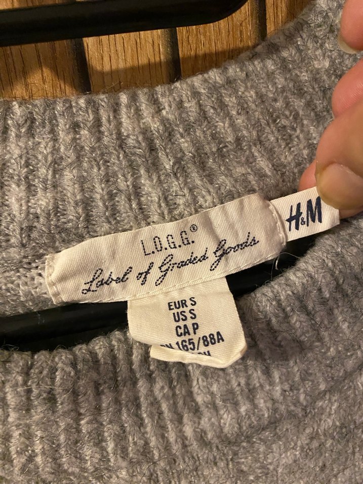 Gri Yün Triko Kadın Kazak - Görsel 3