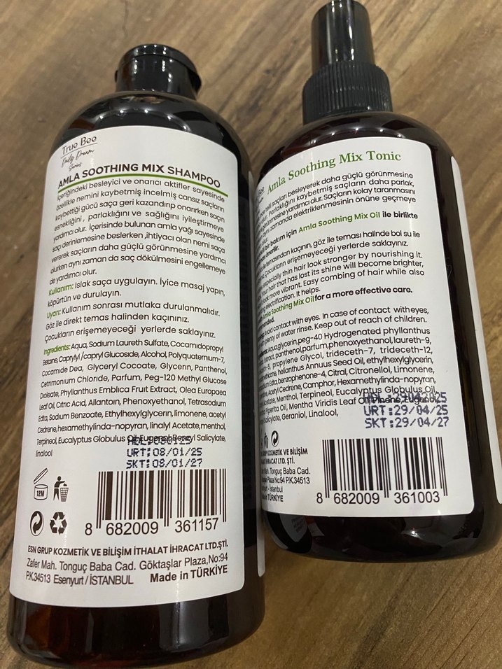 True Bee Amla Saç Bakım Şampuanı ve Toniği - Görsel 3