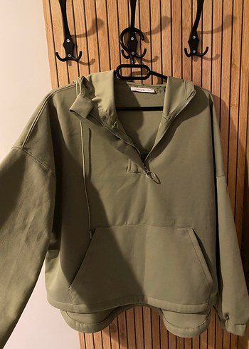 Kadın Haki Oversize Eşofman Takımı - Görsel 3