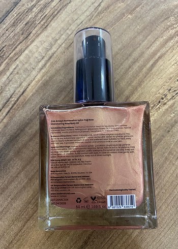 Bade natural nemlendirici ışıltılı yağ - Görsel 3