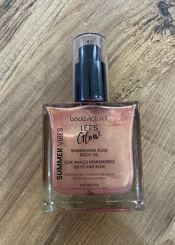 Bade natural nemlendirici ışıltılı yağ - Görsel 2