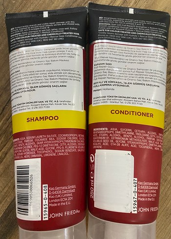 John Frieda Full Repair Onarıcı Şampuan&Saç Kremi Seti - Görsel 2