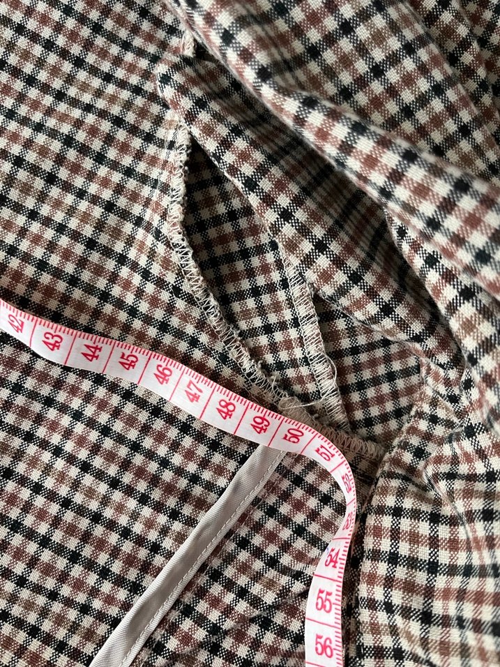 Düğmeli Keten Midi Blazer - Görsel 4