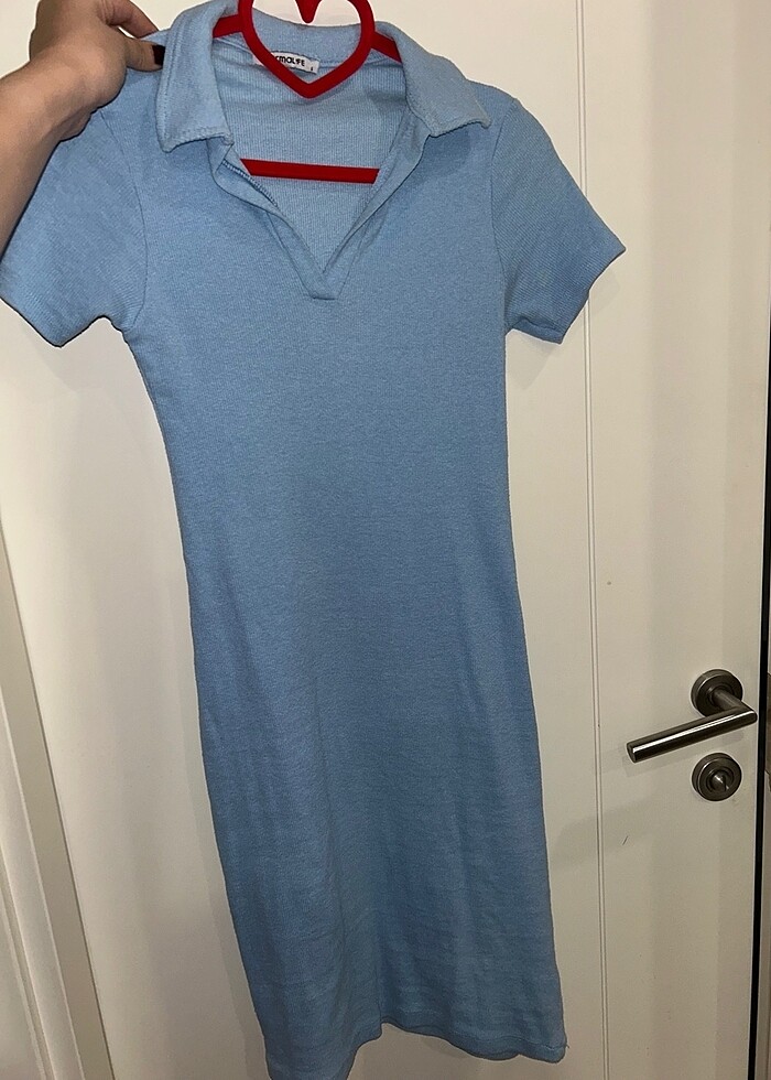 Lacos Yaka Elbise - Görsel 3