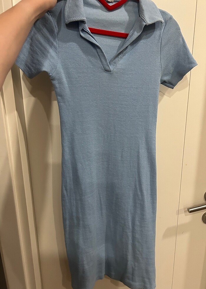 Lacos Yaka Elbise - Görsel 4