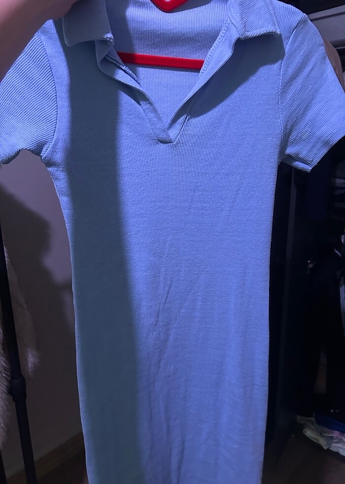 Lacos Yaka Elbise - Görsel 5