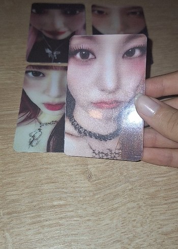 Diğer Itzy 4lü photocard