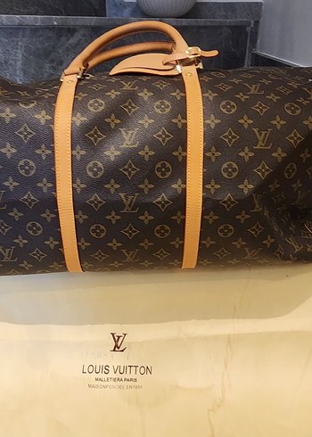 Louis Vuitton Monogramli Kahverengi Seyahat Cantasi