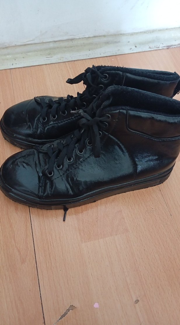 Siyah Gotik Erkek Bağcık - Görsel 2